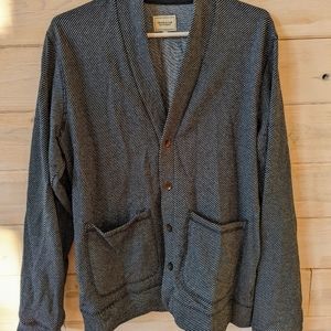 Denim blue cardigan